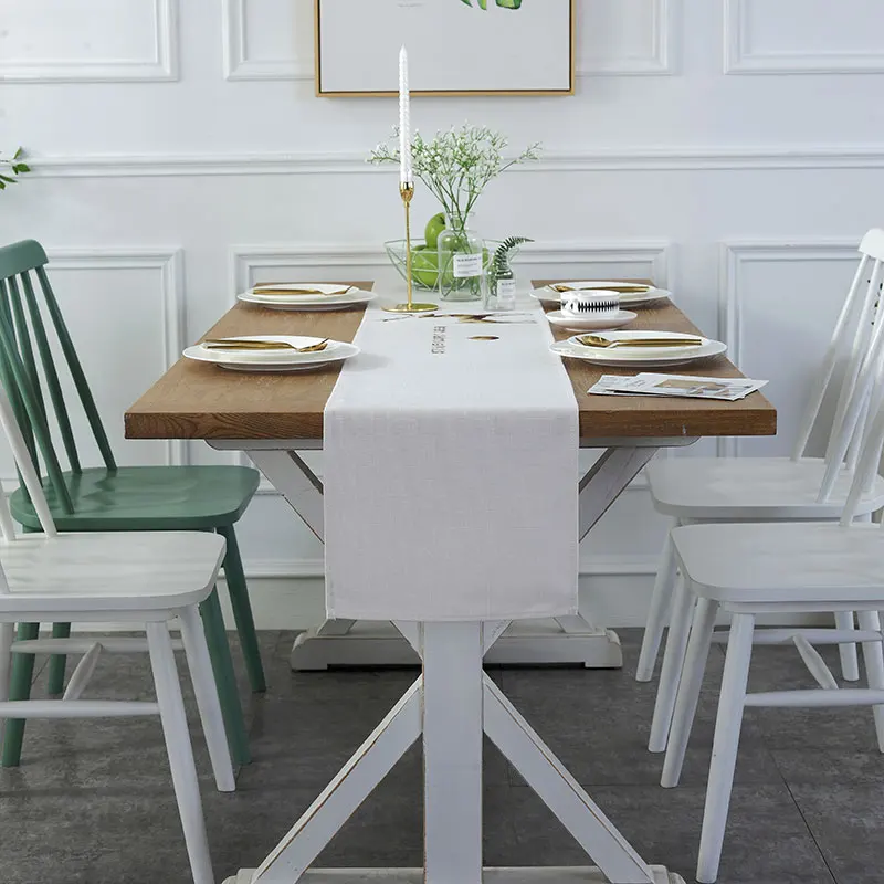 DEFU настольная дорожка модная простая Современная скатерть водонепроницаемая