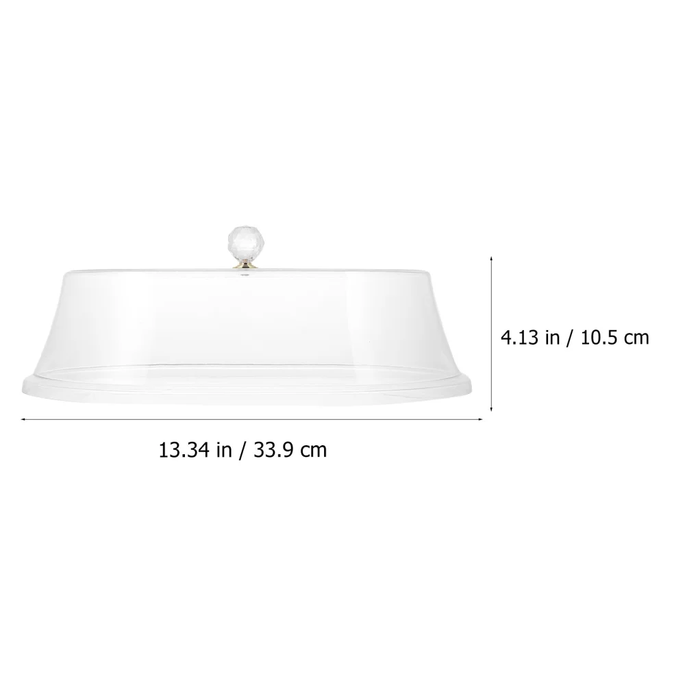 

1Pc Hotel Bakery Food Cover Transparent Home Dish Food Protective Cover