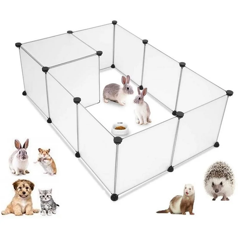 DIY Fence Dogs Aviary for Pet Fitting Cat Indoor Outdoor Playpen Cage Dog Playing Rabbit Puppy Kennel House Supplies | Дом и сад
