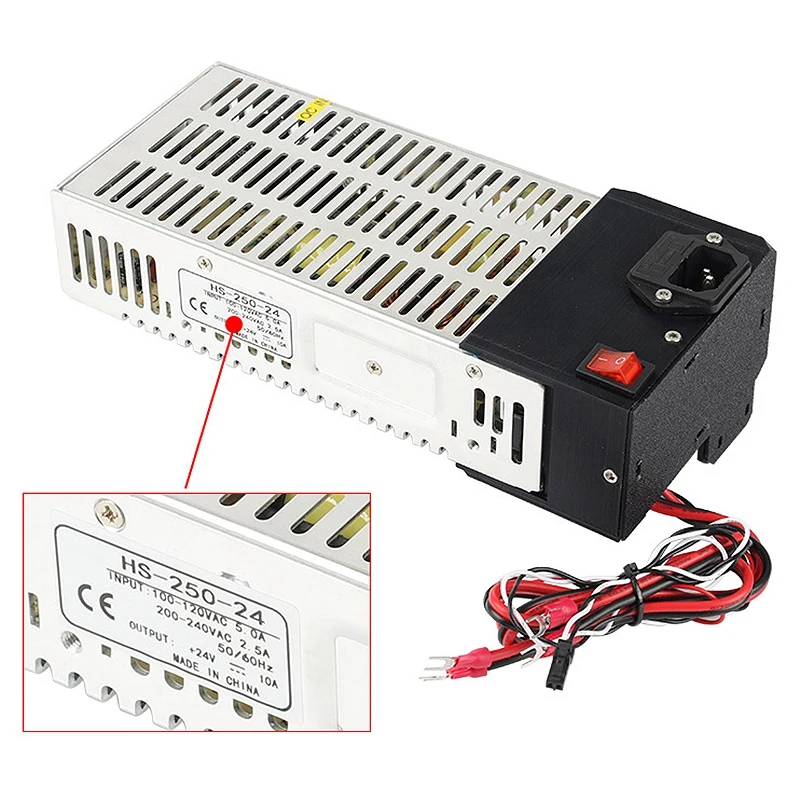 

3D Printer Accessories Power Emergency and Power Supply Units PSU 24V 250W for Prusa I3 MK3 MK3S