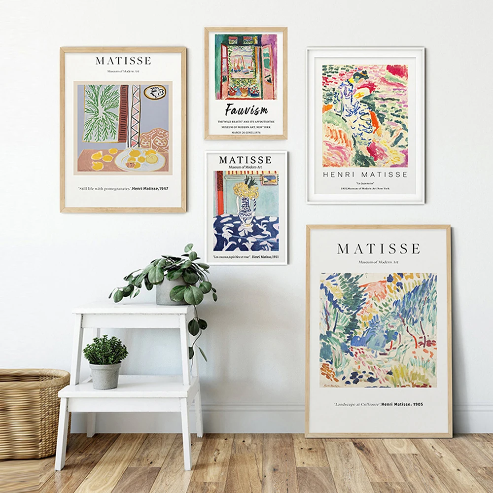 

Henri Matisse Exhibition Print High Quality Landscape at Collioure Posters And Prints Modern Wall Picture For Home Decoration