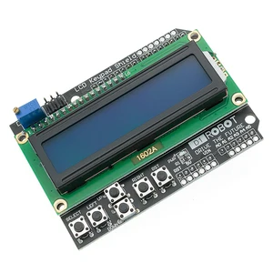 1PCS LCD Keypad Shield LCD1602 LCD 1602 Module Display For Arduino ATMEGA168 ATMEGA328 ATMEGA2560 ATMEGA1280 UNO blue screen