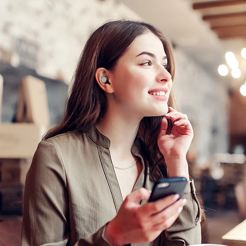 TWS беспроводные наушники Bluetooth 5 0 с сенсорным управлением стерео