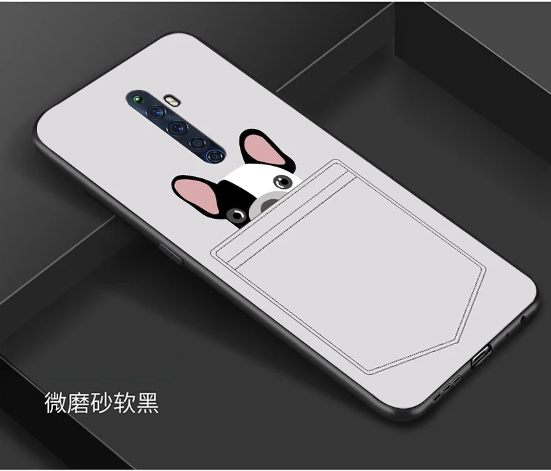 Для OPPO Reno2 Z чехол милый мультяшный Мягкий силиконовый чехол для OPPO Reno 2Z 2 Z чехол для телефона s черный бампер Капа для OPPO Reno2Z - Цвет: 7