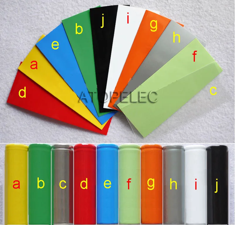 10 шт. предварительно вырезанные термоусадочные трубки из ПВХ