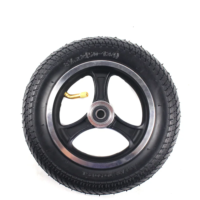 

8 1/2x2 (50-134) Inenr Tube Outer Tire with Hub Rim 8.5 Inch Pneumatic Tire Wheel for INOKIM Night Series Electric Scooter Parts