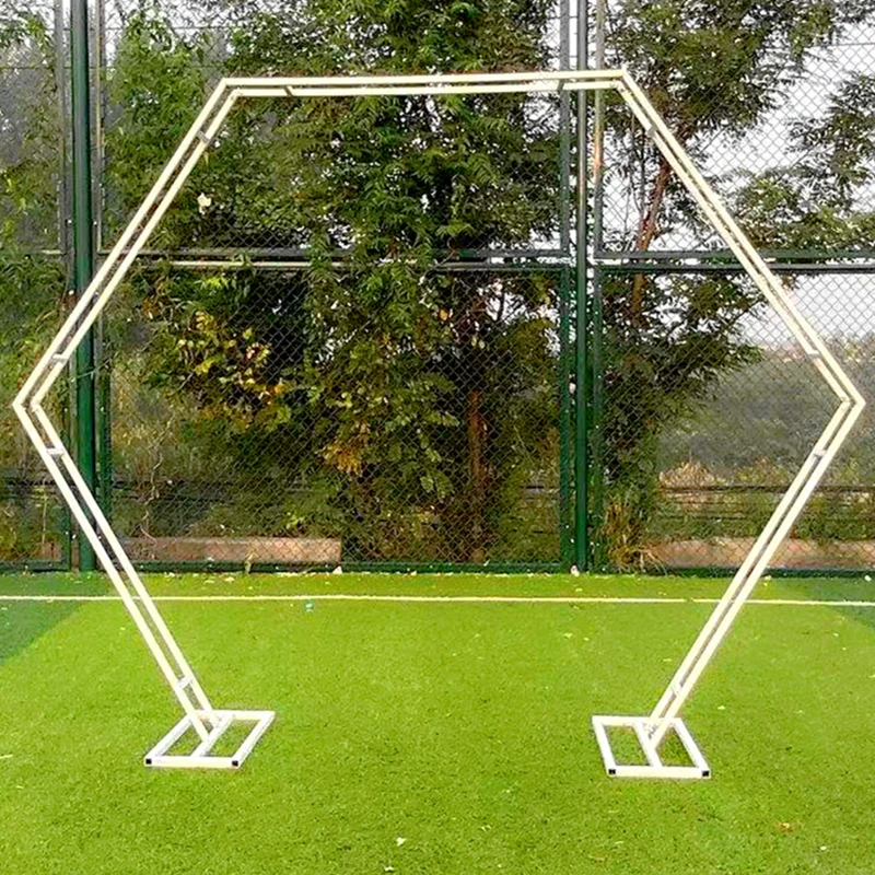 Двухполюсная Шестигранная подставка JAROWN из кованого железа Цветочная свадебный