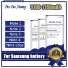 Аккумулятор большой емкости для Samsung Galaxy Note Edge 2 3 4, сменная батарея N910H N910A N9150 N915K N7100 E250 N9000