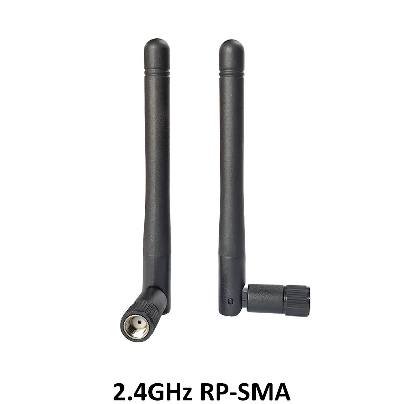 GRANDWISDOM 5pcs 2.4G antenna 3dbi sma female wlan wifi 2.4ghz antene pbx iot module router tp link signal receiver antena