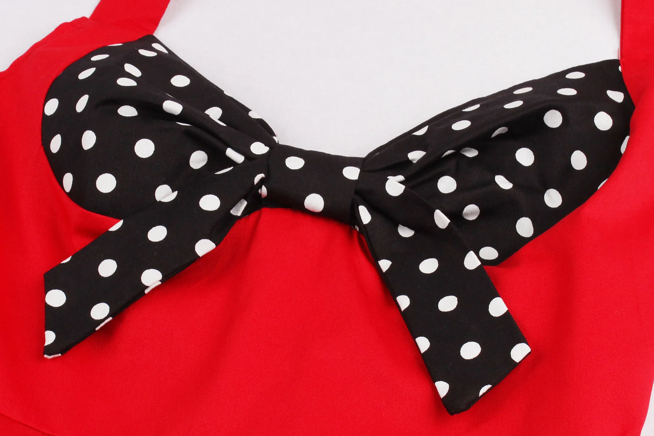 Женское винтажное платье в горошек с открытой спиной без рукавов | Женская одежда