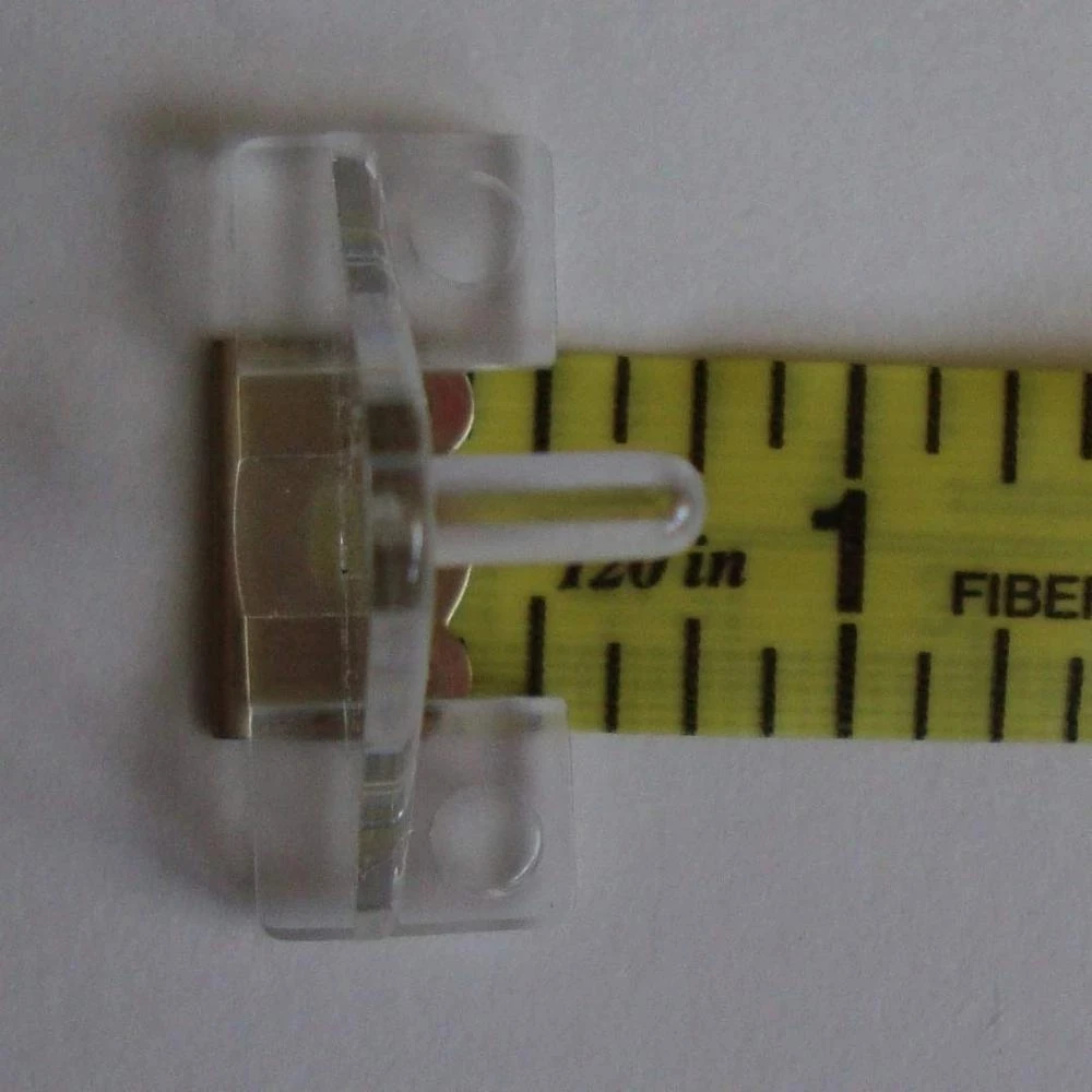 Пластиковый держатель для персы горизонтальный прозрачный 2 pulgadas 40