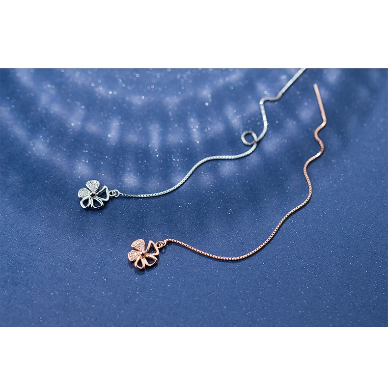 Colusiwei стильный цветок свисающие серьги для женщин 2 Цвет Длинная цепочка