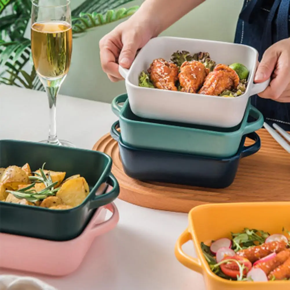 700 мл форма для выпечки с двойной ручкой керамическая посуда суфле тарелка