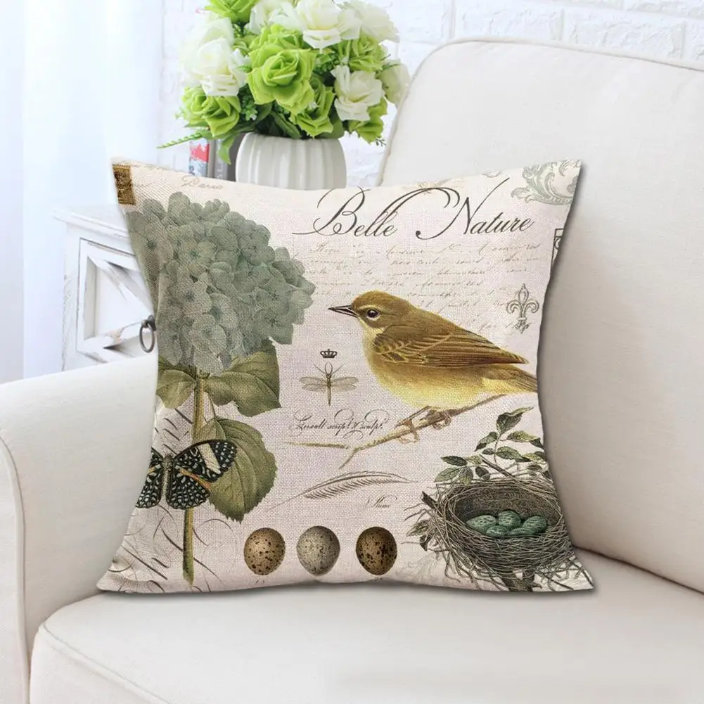 

Throw Pillow Covers Adorable Animals Rabbit Hedgehog Pillow Decorative Set Pillow Bird Pillows Z5j4