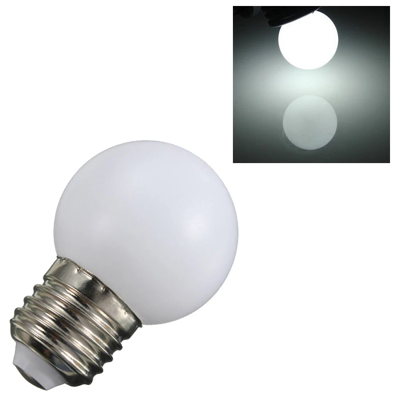 E27 3W 6 SMD светодиодный энергосберегающий Глобус лампа светильник AC 110-240V чистый
