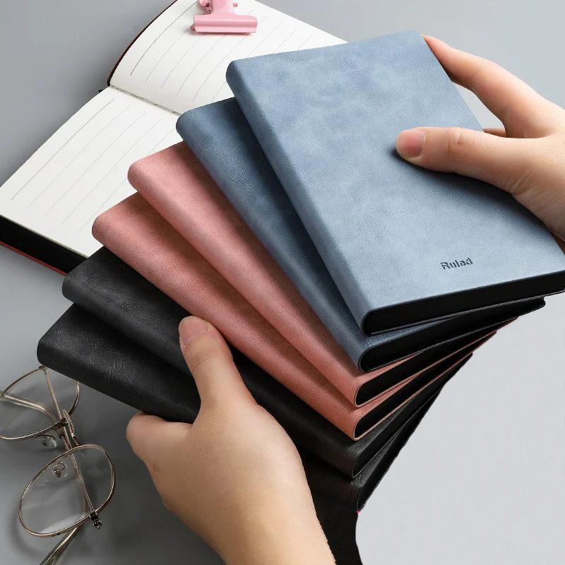 

A6Pocket винтажный мягкий чехол из искусственной кожи, портативный деловой блокнот, офис, школа, ретро, цветной карманный дневник, блокнот-плани...