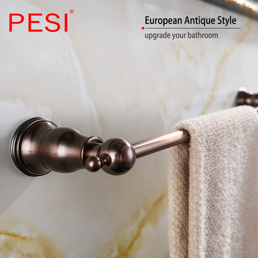 Античный бронзовый набор аксессуаров для ванной комнаты держатель полотенец