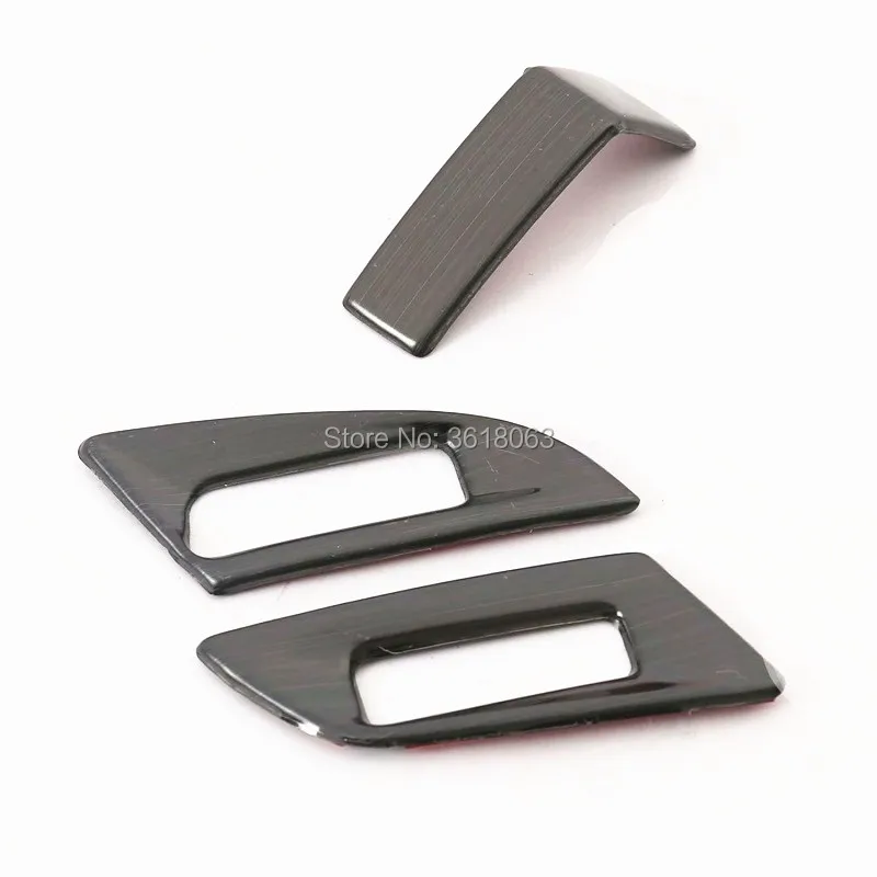 

For Peugeot 5008 2017 2018 2019 CStainless Steel Car Dashboard Air Condition Outlet Vent Trim Cover Frame nterior Accessories