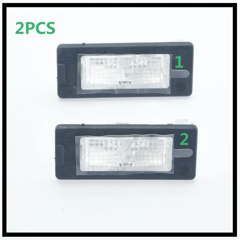 

2 шт. лампа номерного знака подходит для VW Passat Tiguan Touareg Jetta Skoda 56D 943 021 56D 943021