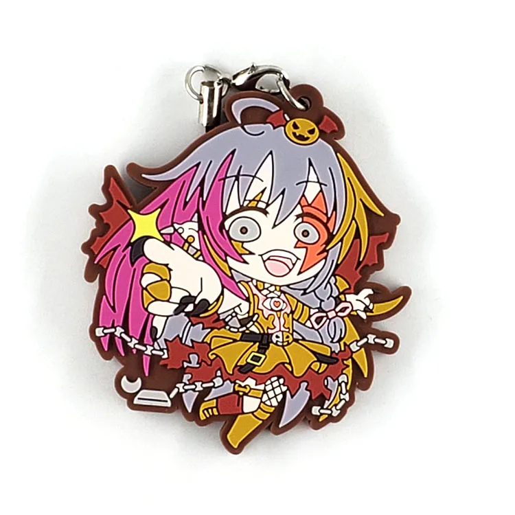 Idolm ster Золушка оригинальная японская аниме фигурка резиновая силиконовая подвеска на мобильный телефон/брелок/ремешок D447