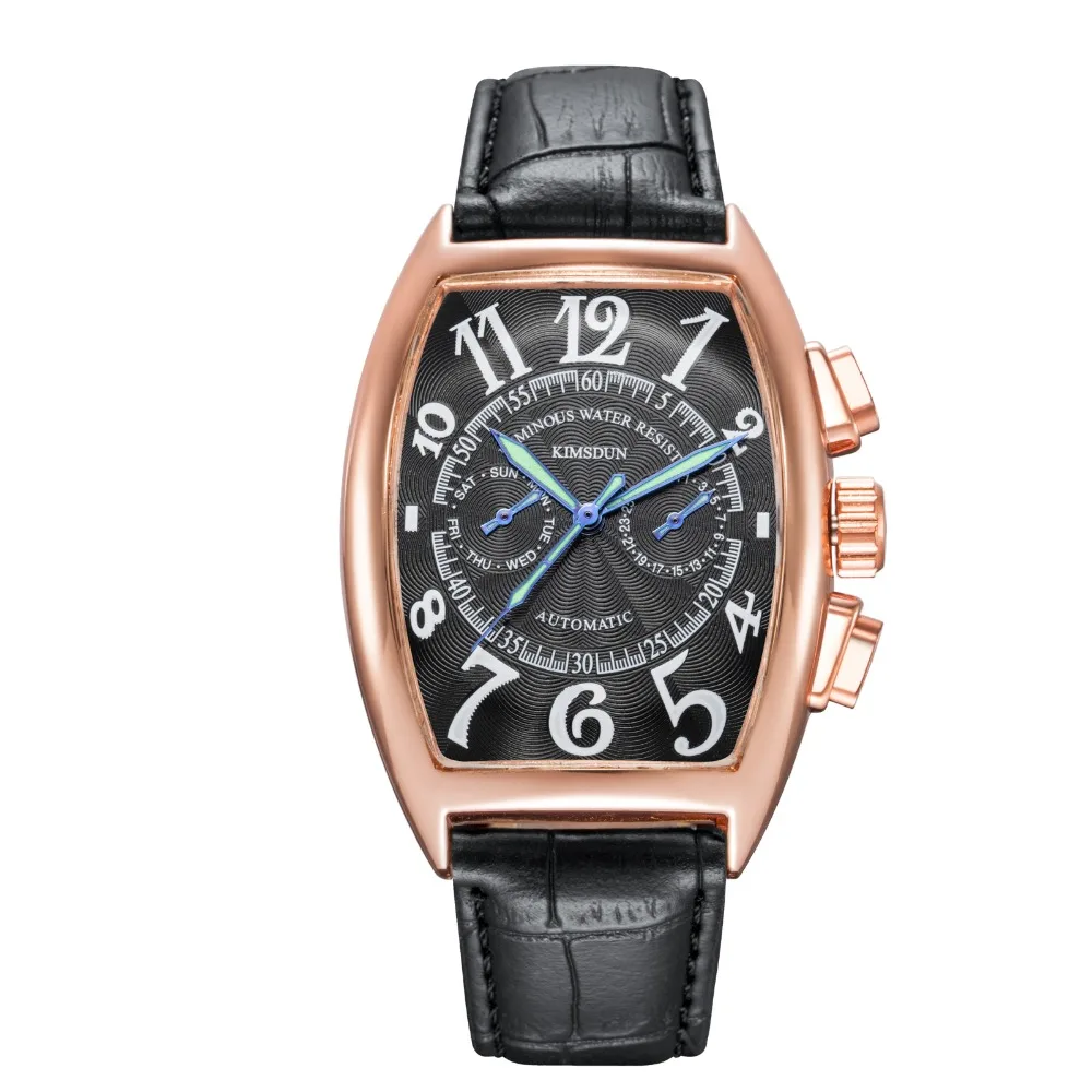 Relojes Para Hombre KIMSDUN модные брендовые мужские часы повседневные светящиеся