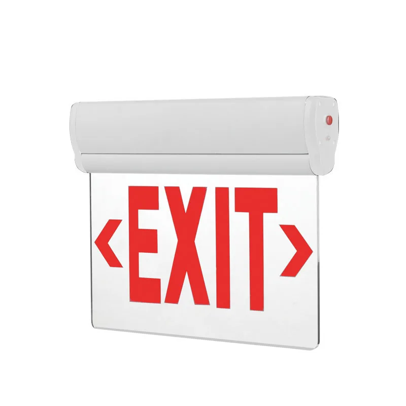 USA Single/ Double side Wall mounted rechargeable SMD LED Combo EXIT sign emergency light lamp | Освещение