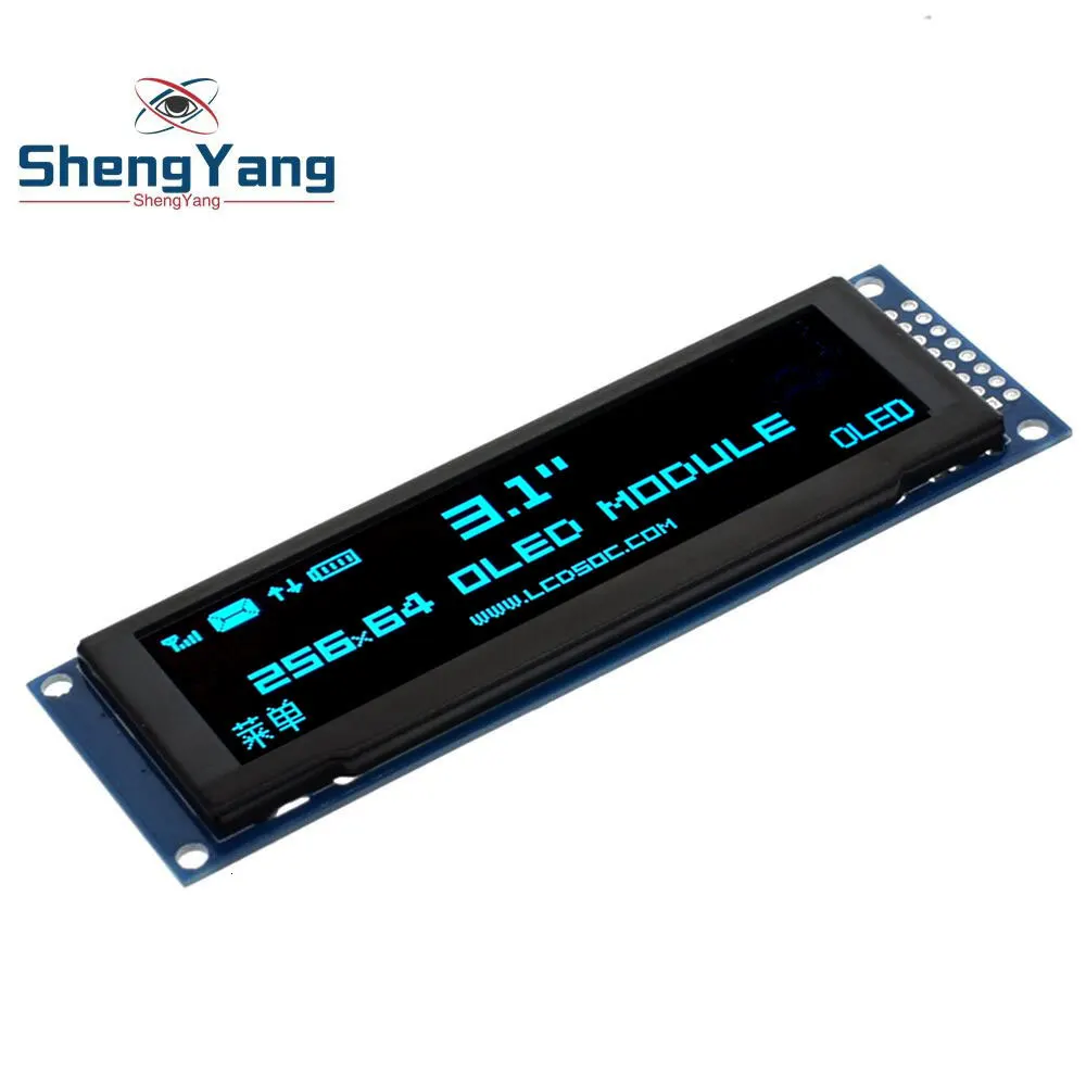 ShengYang настоящий oled-дисплей 3,1" 256*64 25664 точек Графический ЖК-модуль дисплей экран LCM SSD1322 контроллер Поддержка SPI
