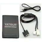 Цифровой музыкальный адаптер Yatour USB MP3 AUX, аудио интерфейс для 2003-11 Toyota Small 6 + 6 с переключателем для замены CD