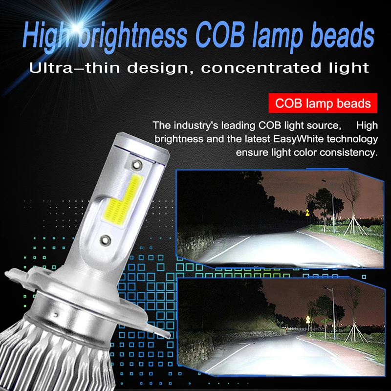 Модернизированный C6-Max автомобильный светильник h1 led дешевле чем C6 но более яркий