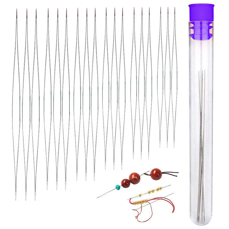 KAOBUY 14 шт. набор игл из нержавеющей стали с большим глазом складных для вышивки