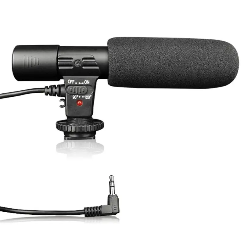 Mic-01 3 5 мм DV стерео микрофон для Canon Nikon DSLR видеокамеры | Электроника