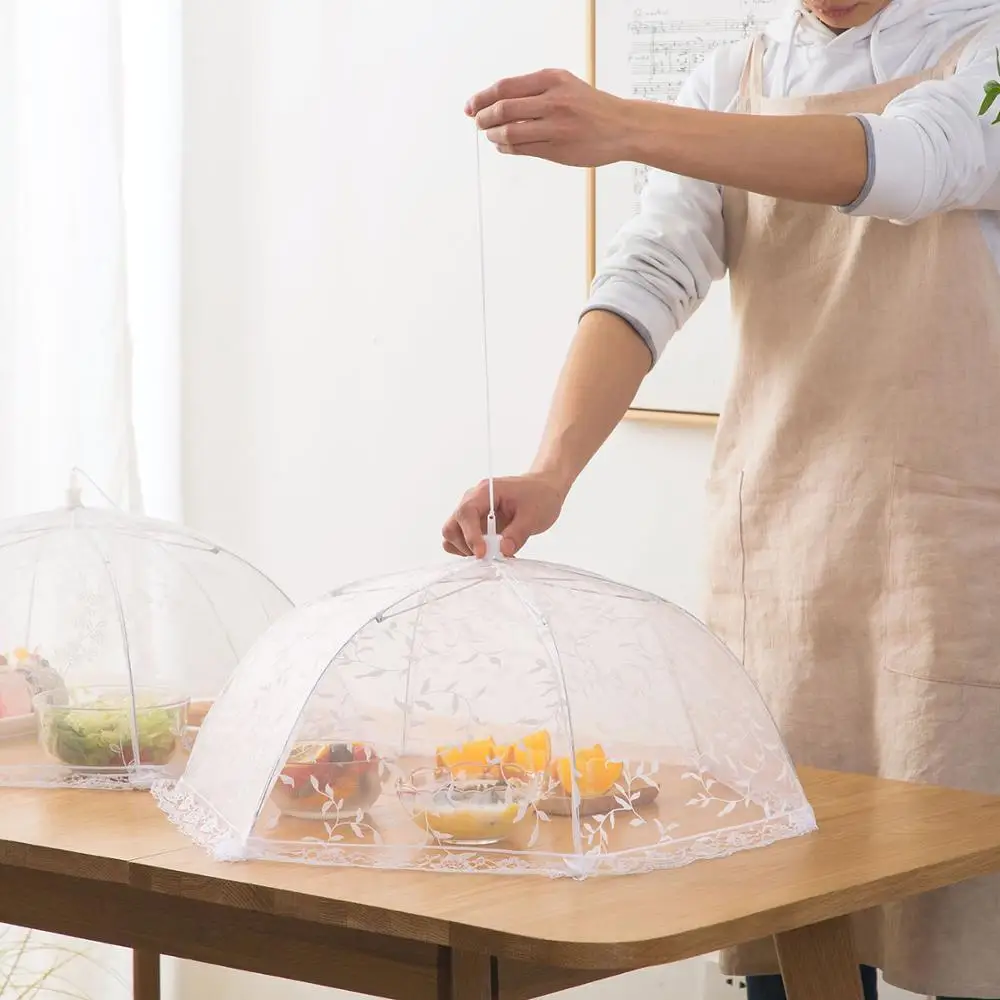 1 шт. складной чехол для еды сетчатый зонтик экран защитная пленка тент покрытие