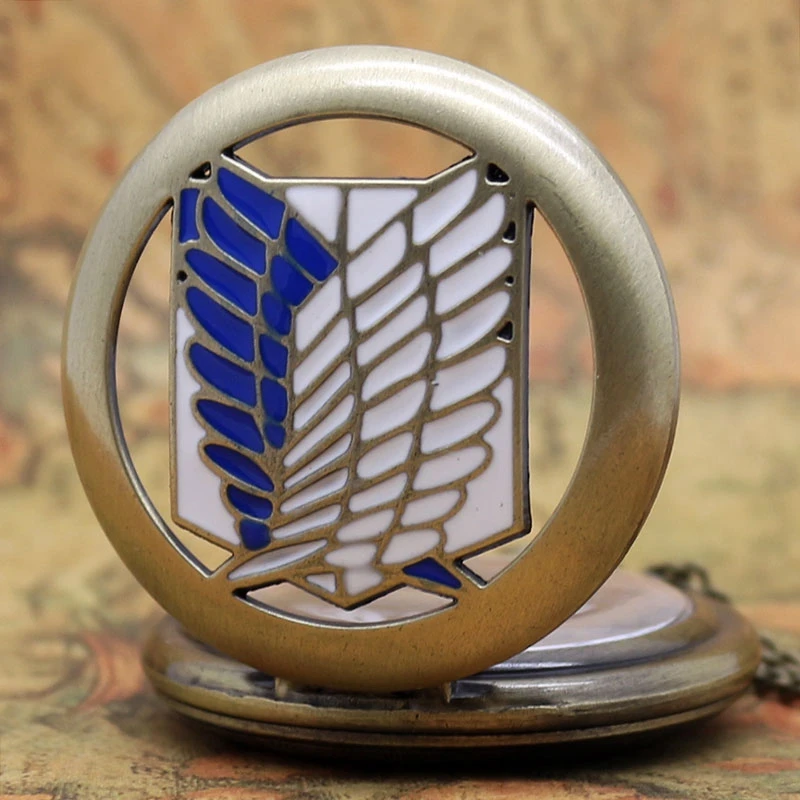 Стимпанк полые обувь для косплея по аниме атака на Титанов кварцевые карманные