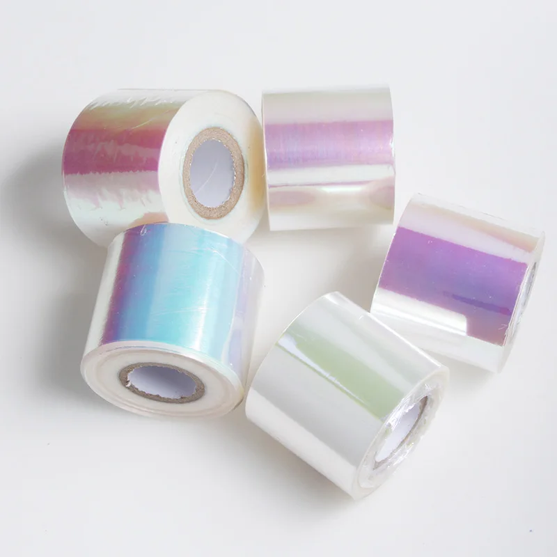 

1 Roll Aurora Nail Glass Sticker Foils Nail Art Design Decal Broken DIY Manicure Decoration CIN6 899