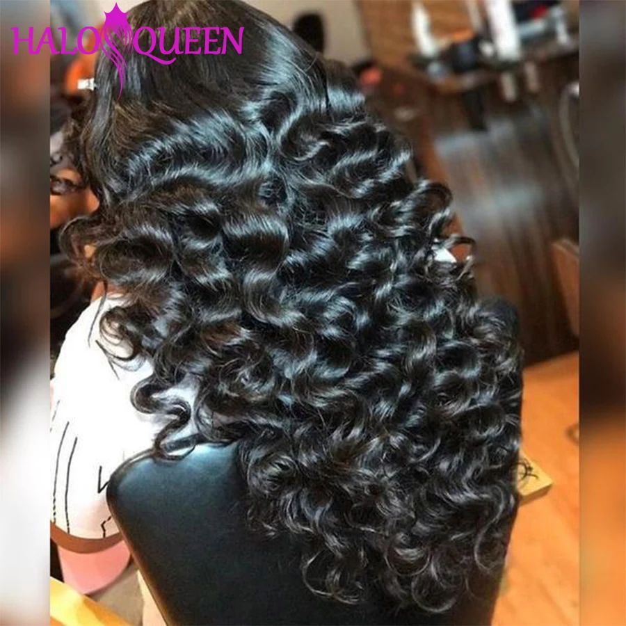 

13x4 Loose Deep Wave Lace Front Wigs Human Hair For Black Women Pre Plucked 4X4 Lace Closure Wigs Brazilian Hair Wigs 180%