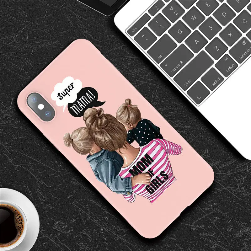 AC4586P Lovebay для iPhone 6, 6 s, 7, 8 Plus, 11 Pro Max X, XR, XS Max, чехол для телефона с изображением мультяшного жирафа, мягкий ТПУ чехол для королевы, конфет, Парижа, девушки - Цвет: AC4586P