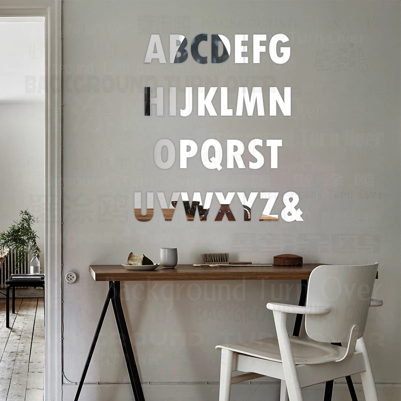 1 шт. Mirrror настенные декоративные наклейки Новый год аксессуары для дома декора