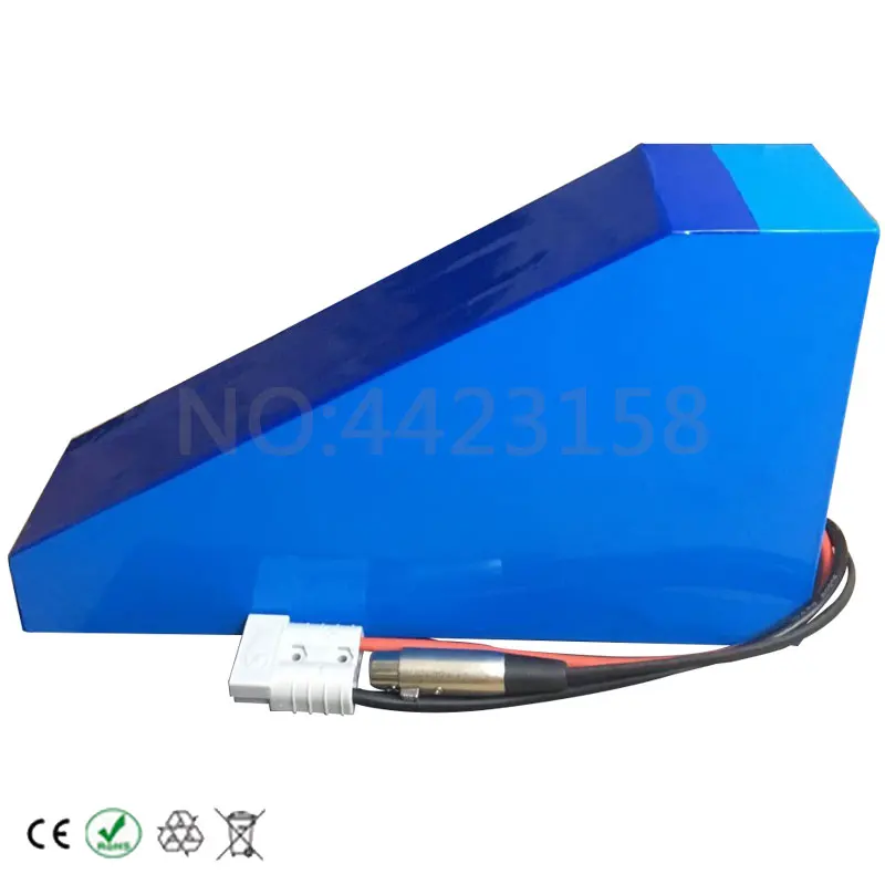 48V 20Ah треугольная батарея 48V 1000W 2000W батарея для электрического велосипеда 48V 20Ah литиевая батарея с сумкой+ 54,6 V 5A зарядное устройство