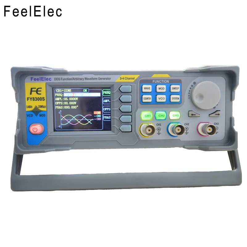 Горячая Распродажа FeelElec FY8300S-20Mhz трехканальный генератор сигналов