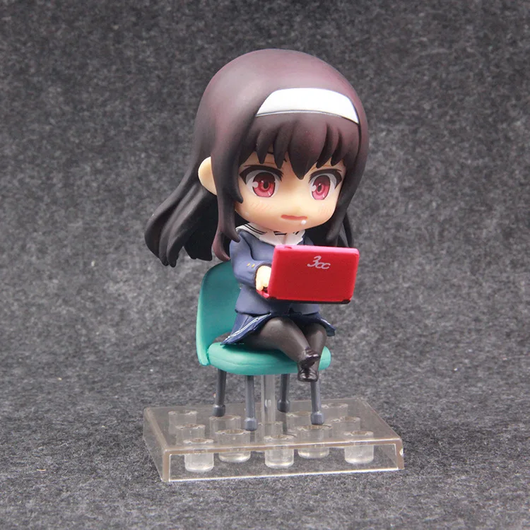 Японская аниме экшн фигурка Saenai Heroine No Sodatekata Kasumigaoka Utaha 738 #10cm Q Ver ПВХ модель