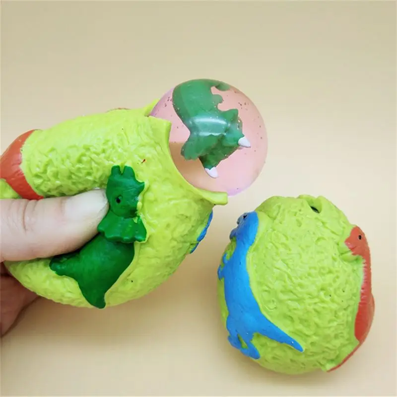 

Surprise Dinosaur Eggs Anti Stress Grape Ball Squeeze Relief Vent Toy Kids Toy 19QF