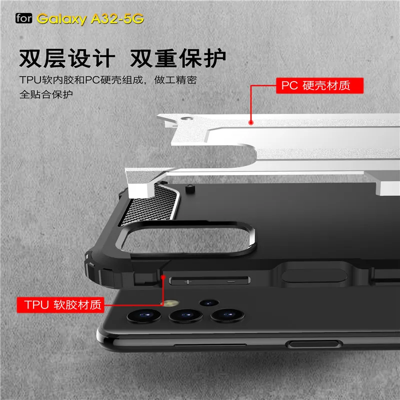 armor case for samsung galaxy a32 case a12 nacho a42 5g cover protective phone bumper for samsung galaxy a32 funda free global shipping