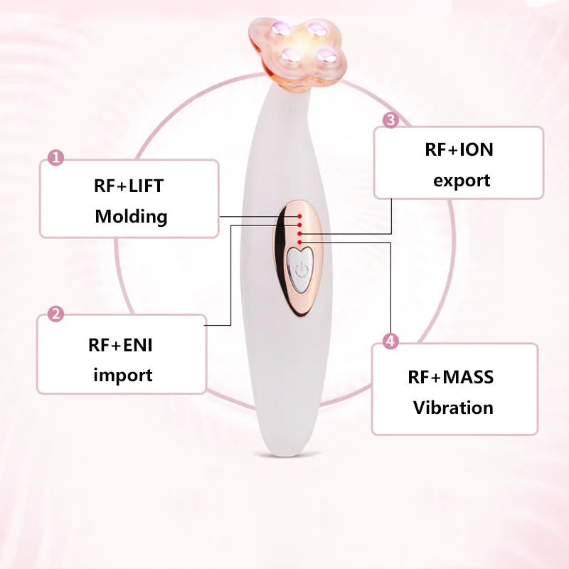 Домашний прибор для омолаживания кожи RF ухода за кожей лица радиочастотный
