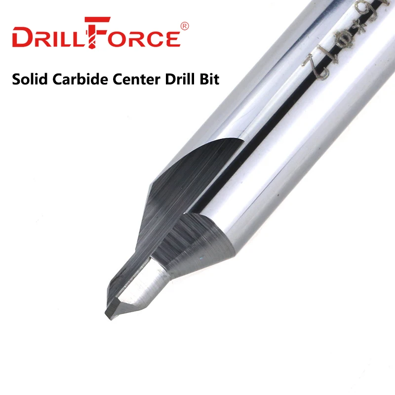 Drillforce 1 шт. A1 A6 твердосплавные центральные сверла набор сверл типа Зенковка фаска