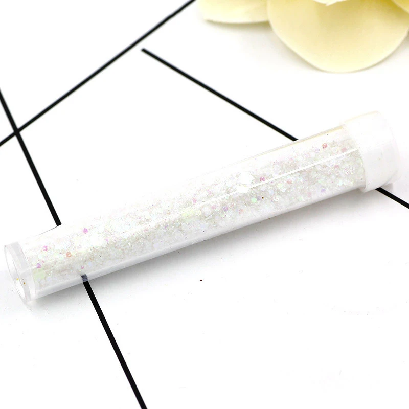 Slime Toy 1 12 цветов, 3,5 г, блестящий наполнитель с блестками, прозрачные пушистые принадлежности, слизь, шарм, Лизун, глина для моделирования, набор для маникюра, игрушка для детей - Цвет: Slime Toy 1