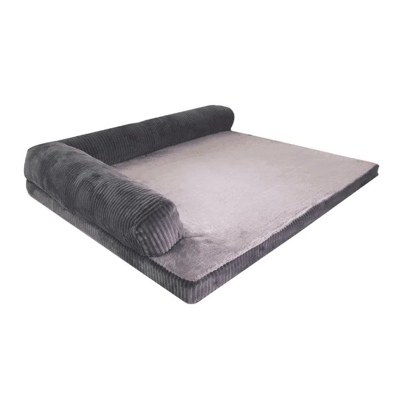 55-90 см роскошный большой собака/кошка мягкая кровать со съемным моющимся чехлом