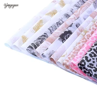 leopardmarblerose flower wrapping tissue paper material 20 sheets shoes gift packing craft paper diy bouquet supplies 5070cm