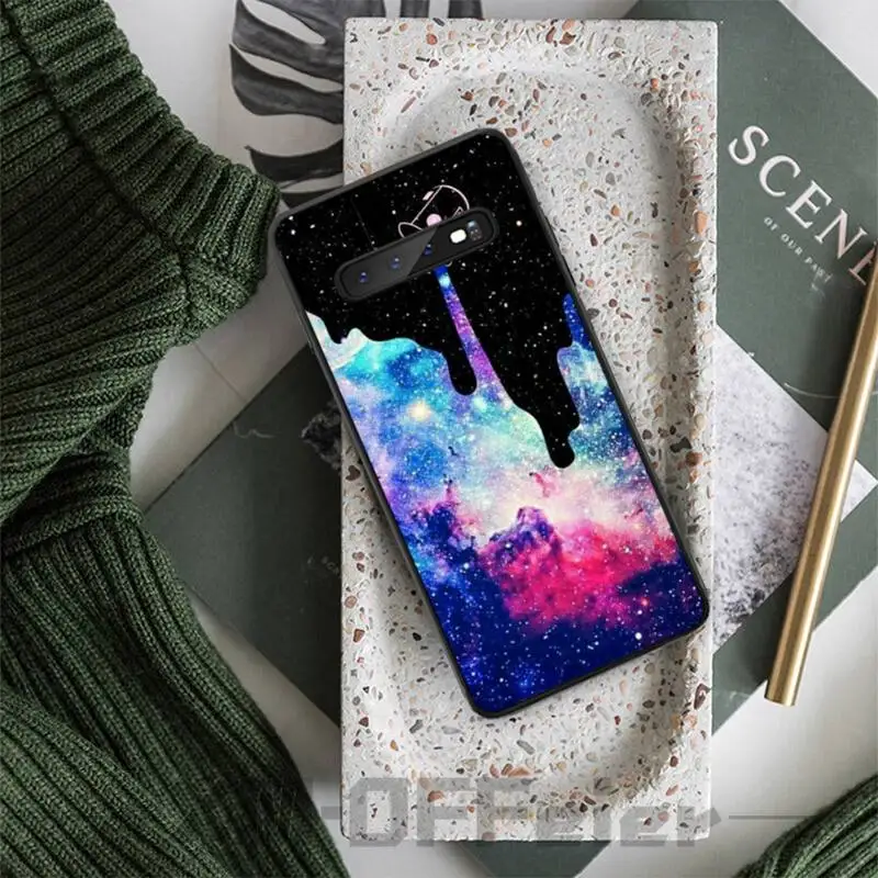 

Milk Starry Love Phone Case For Samsung GalaxyA51 A10 A20 A30S A40 A50 A70 A71 For Samsung Note 8 9 10 Tpu Cases Cover