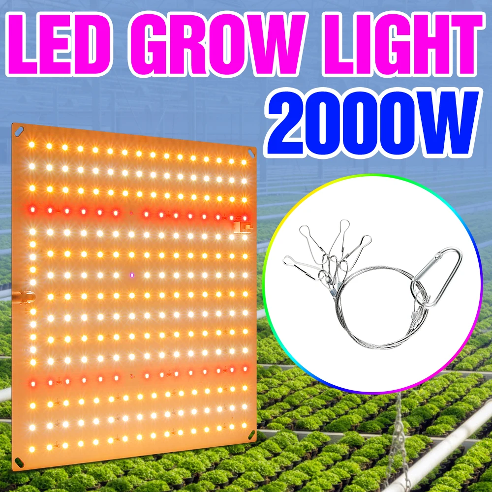 

Светодиодсветильник фитолампа полного спектра для выращивания растений, 220 В светодиодный понная лампа, 2000 Вт, 3000 Вт, светодиодсветодиодный...