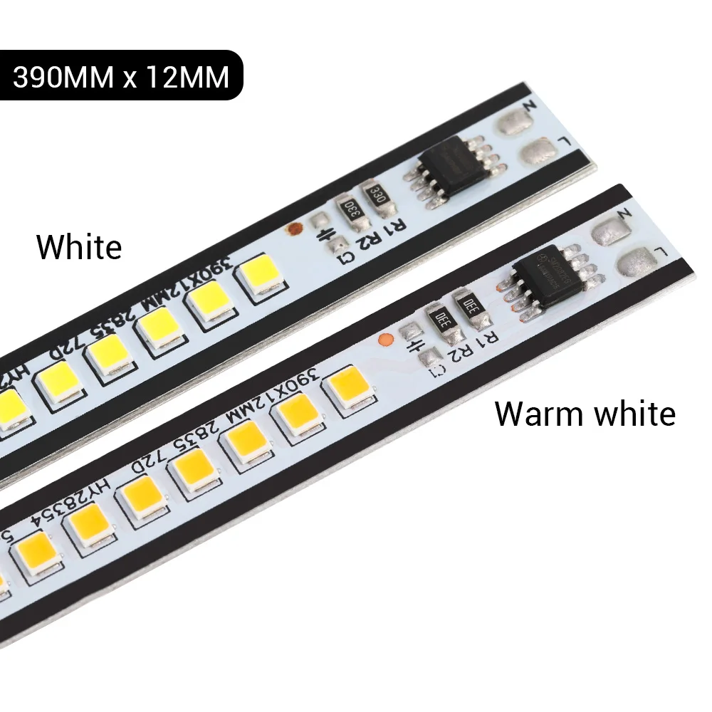 Жесткая светодиодная ленсветильник 220 В переменного тока 2835SMD 195 мм 290 390
